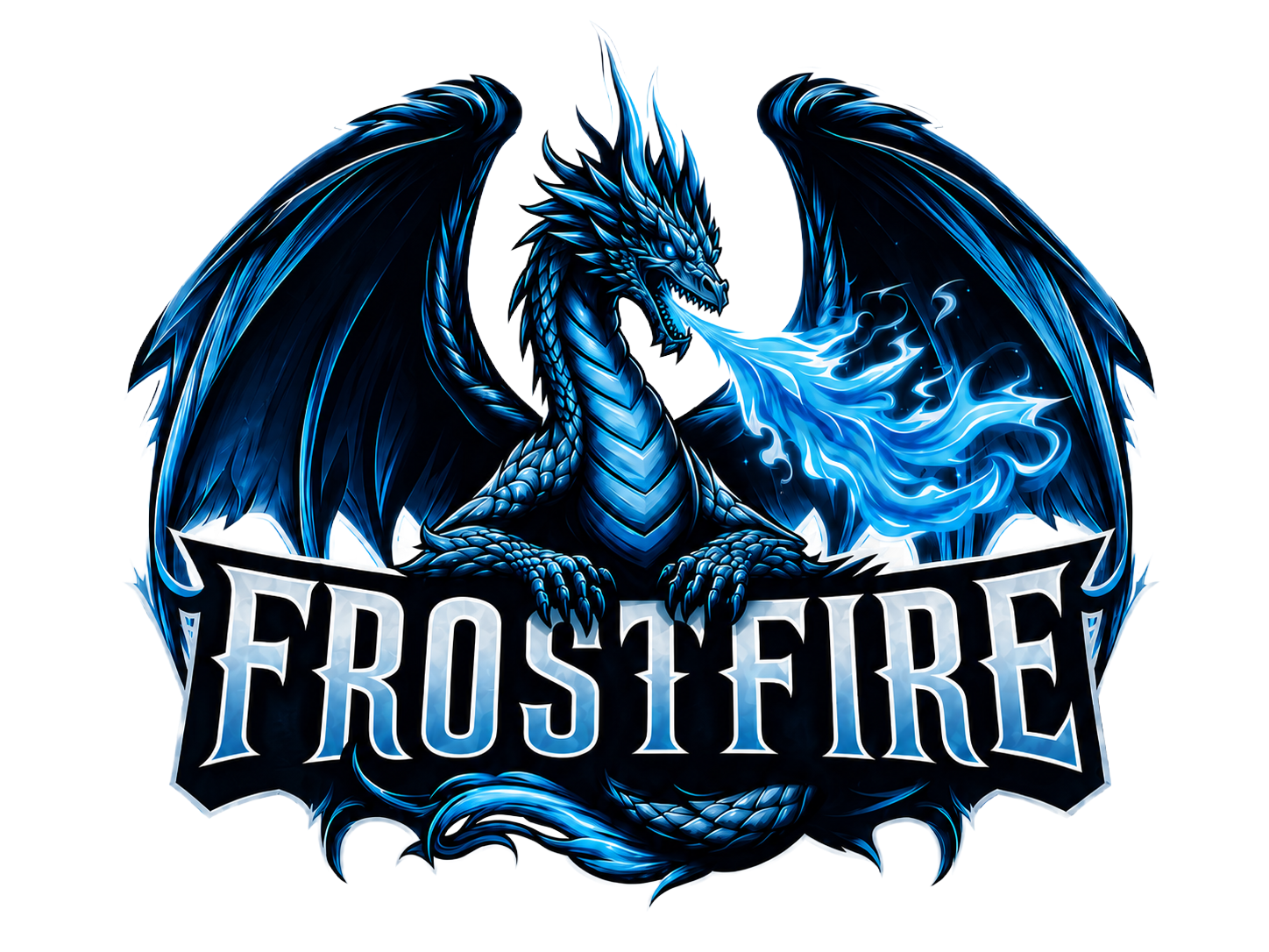 FrostFire dragon logo
